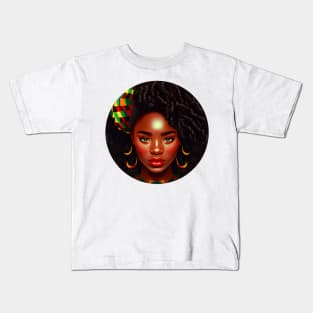 Black History Month Black Pride Distressed Design T-Shirt Kids T-Shirt